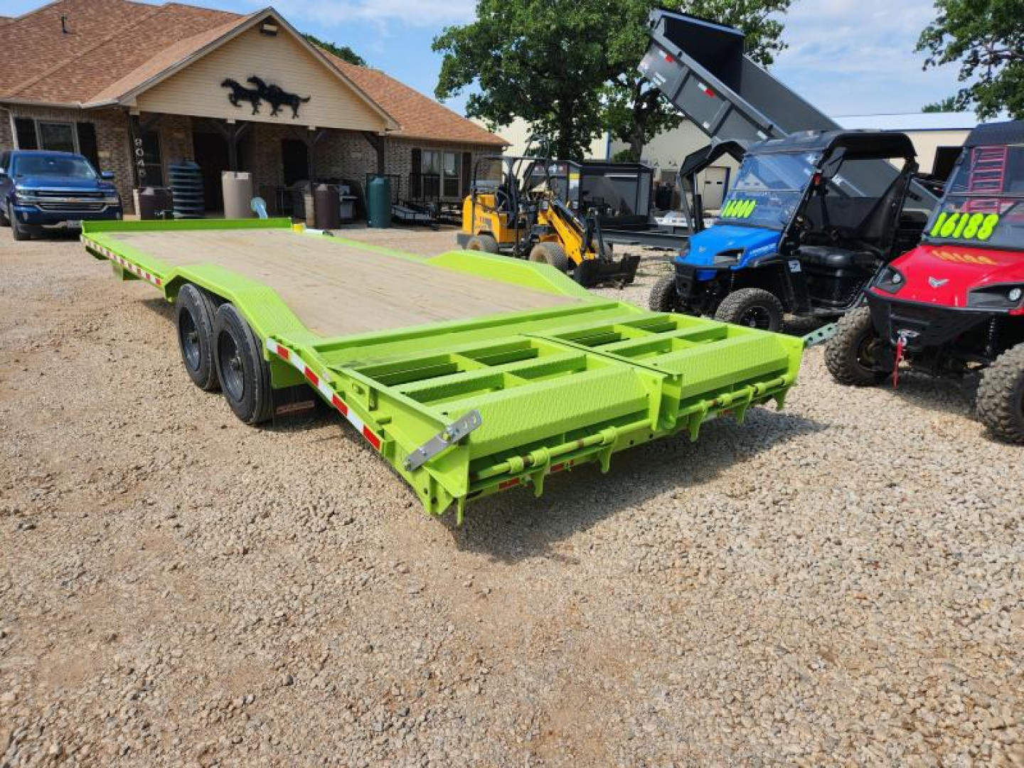 New 102" X 24' STWB Equipment Trailer