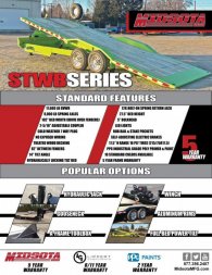 New 102" X 24' STWB Equipment Trailer
