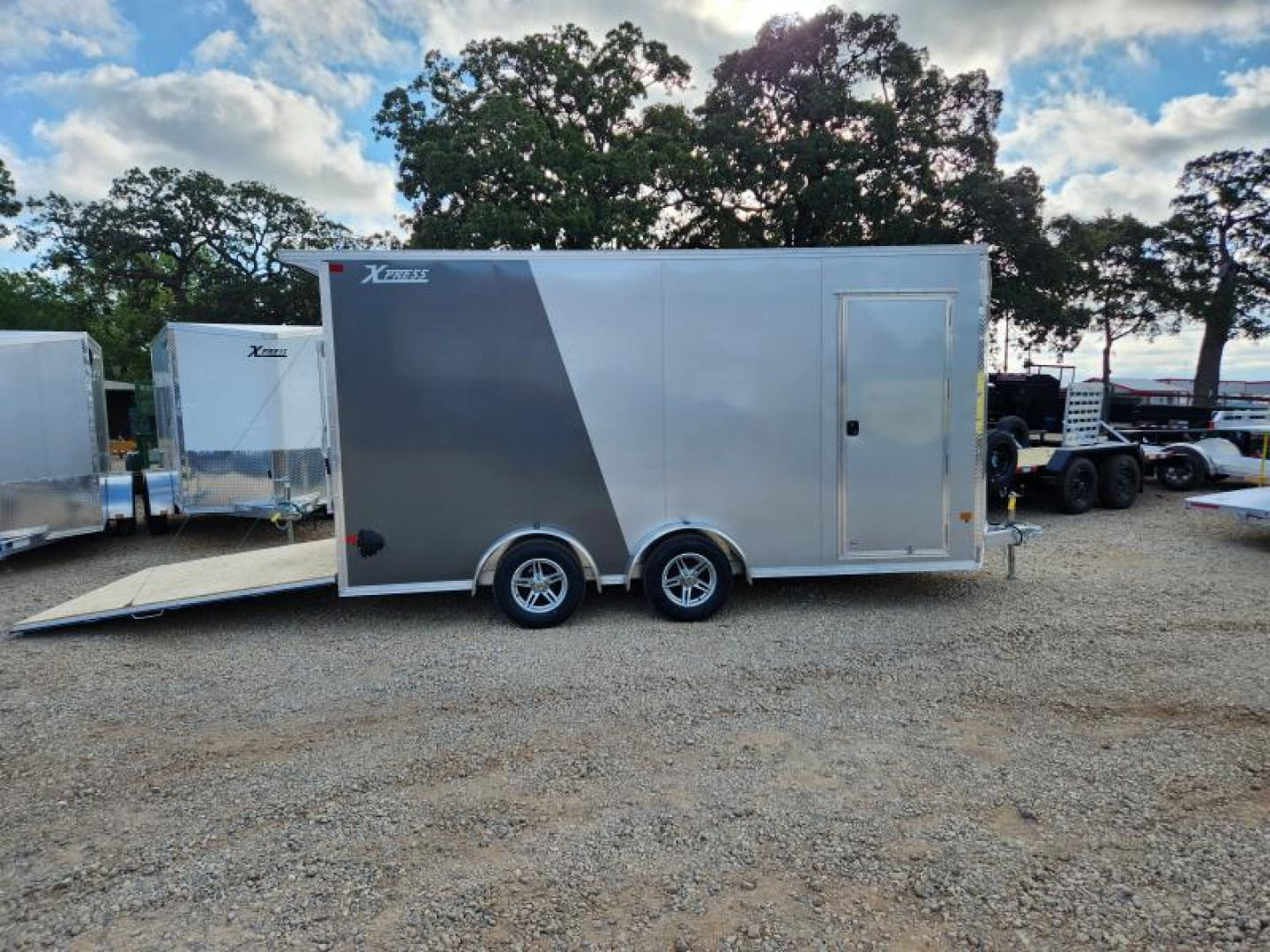 New 7.5 x 16 Aluminum UTV Cargo / Enclosed Trailer