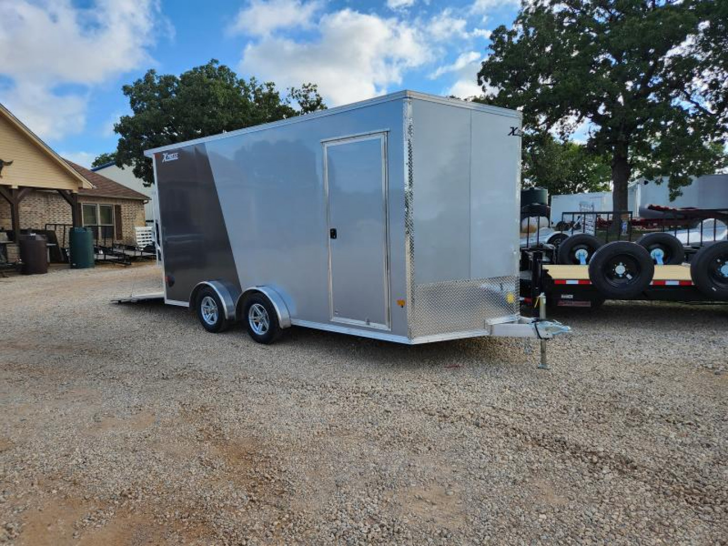 New 7.5 x 16 Aluminum UTV Cargo / Enclosed Trailer