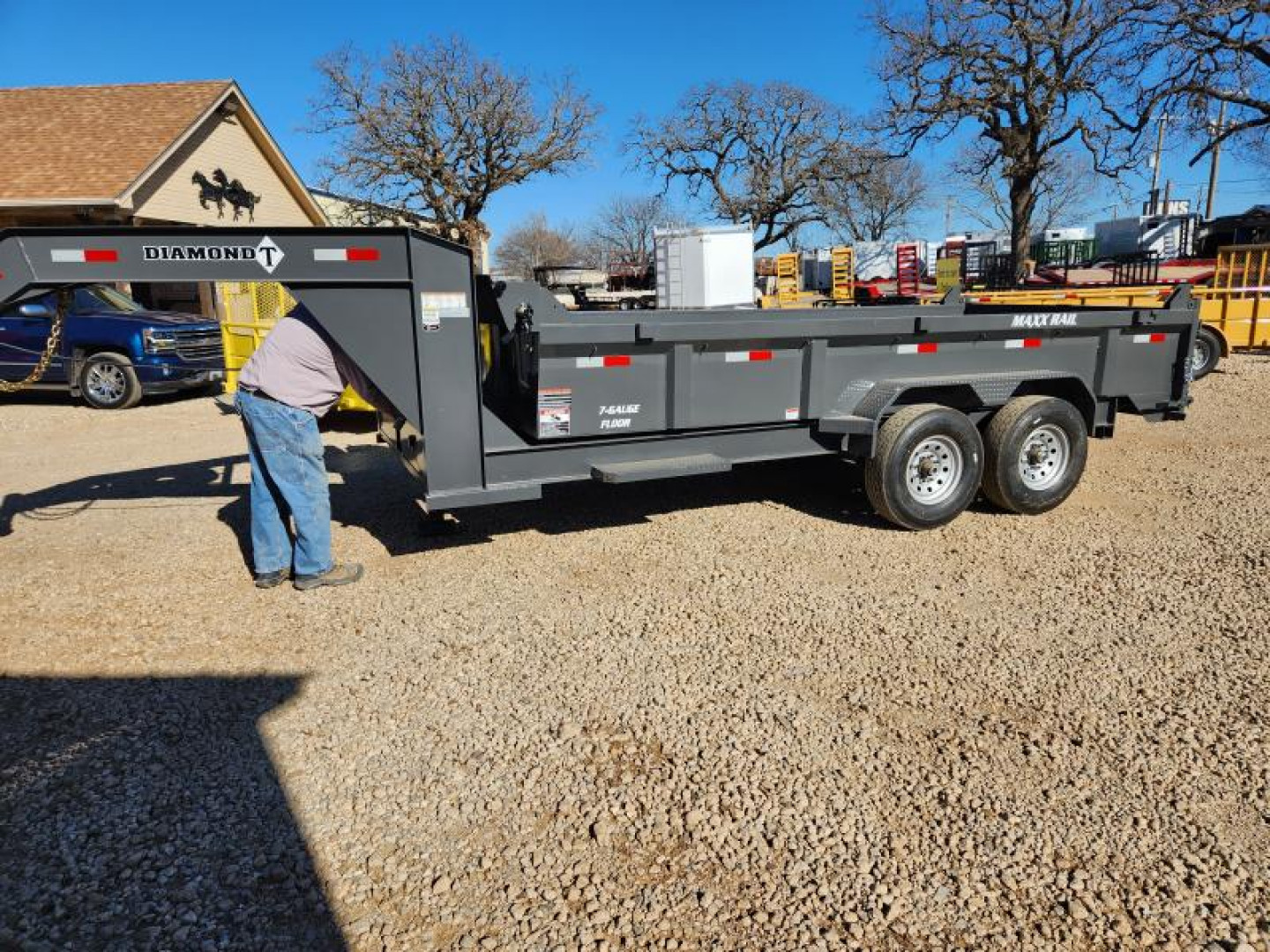 New 83 X 16' DMP-140 Gooseneck Dump Trailer