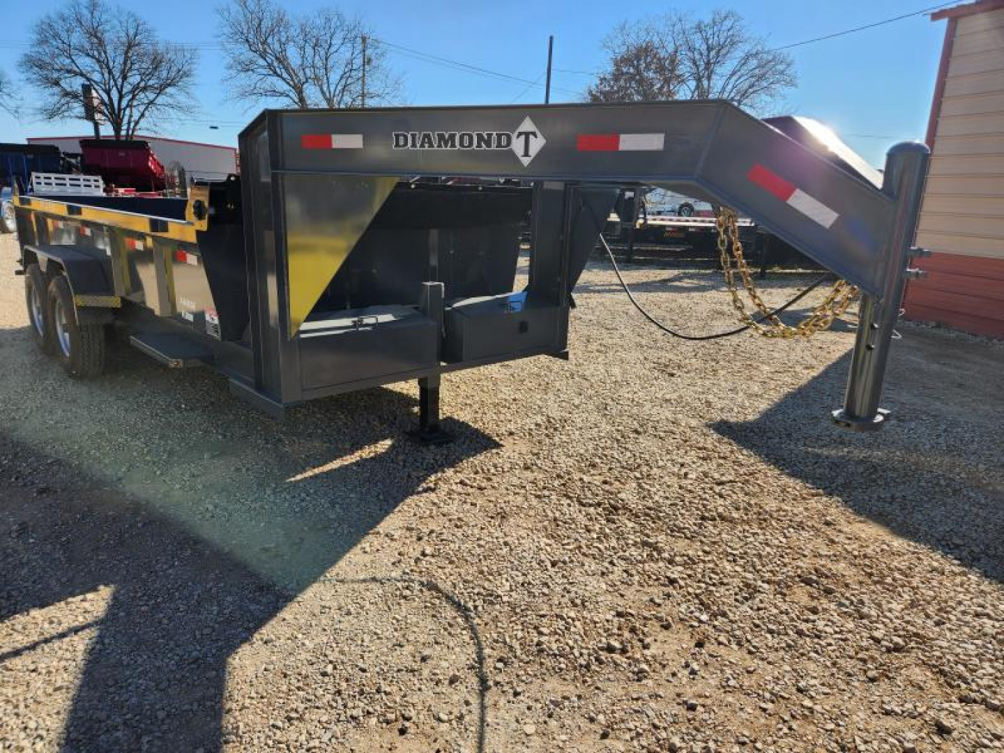 New 83 X 16' DMP-140 Gooseneck Dump Trailer