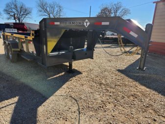 New 83 X 16' DMP-140 Gooseneck Dump Trailer