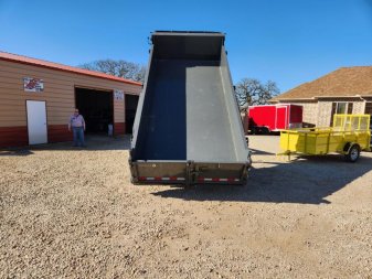 New 83 X 16' DMP-140 Gooseneck Dump Trailer