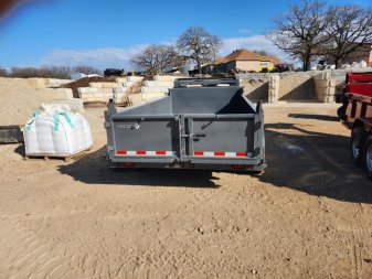 New 83" X 14' DMP-140 Gooseneck Dump Trailer