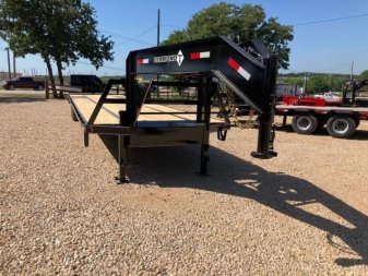 New 102" X 40' Gooseneck Flat Bed Trailer
