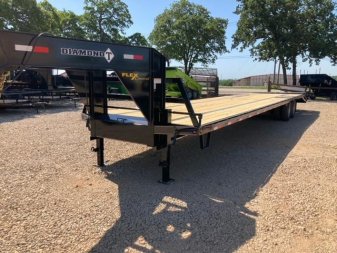 New 102  X 40' Gooseneck Flat Bed Trailer