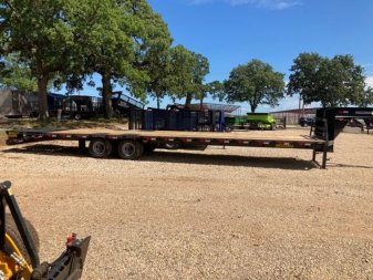 New 102" X 36' Gooseneck Flat Bed Trailer