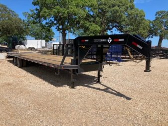 New 102" X 36' Gooseneck Flat Bed Trailer