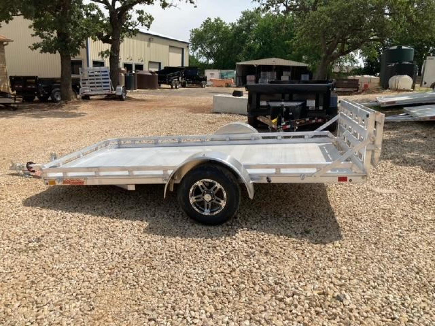 New 6.5 X 12 Alcom High Country Aluminum Trailer Utility Trailer