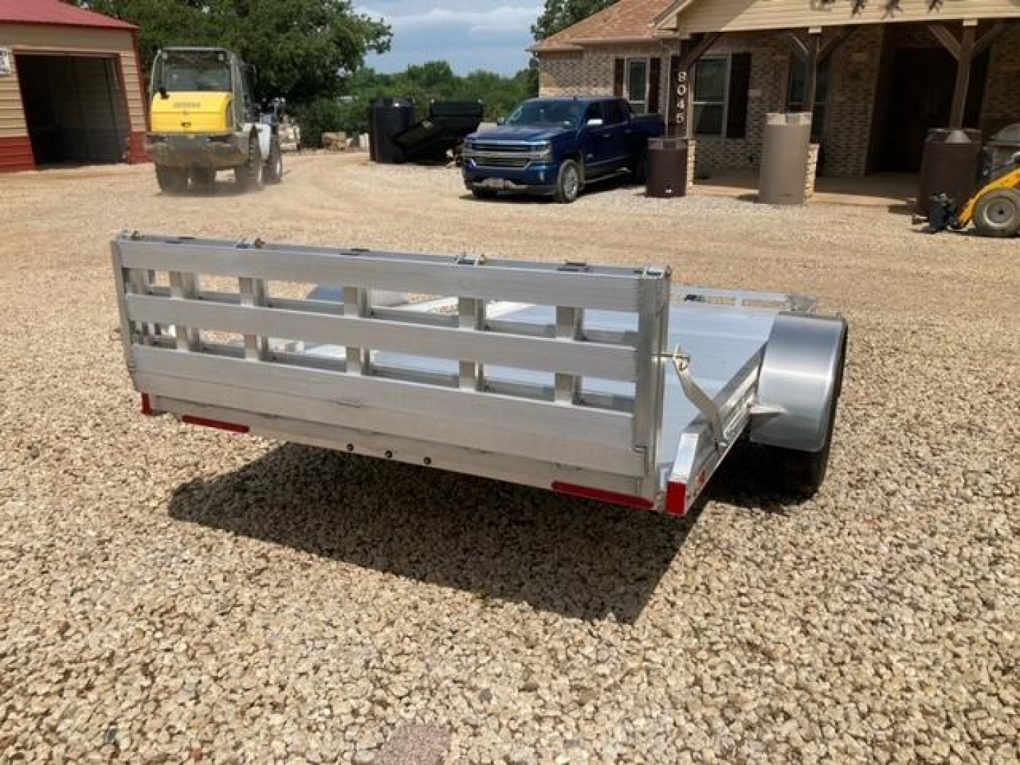New 6.5 X 12 Alcom High Country Aluminum Trailer Utility Trailer