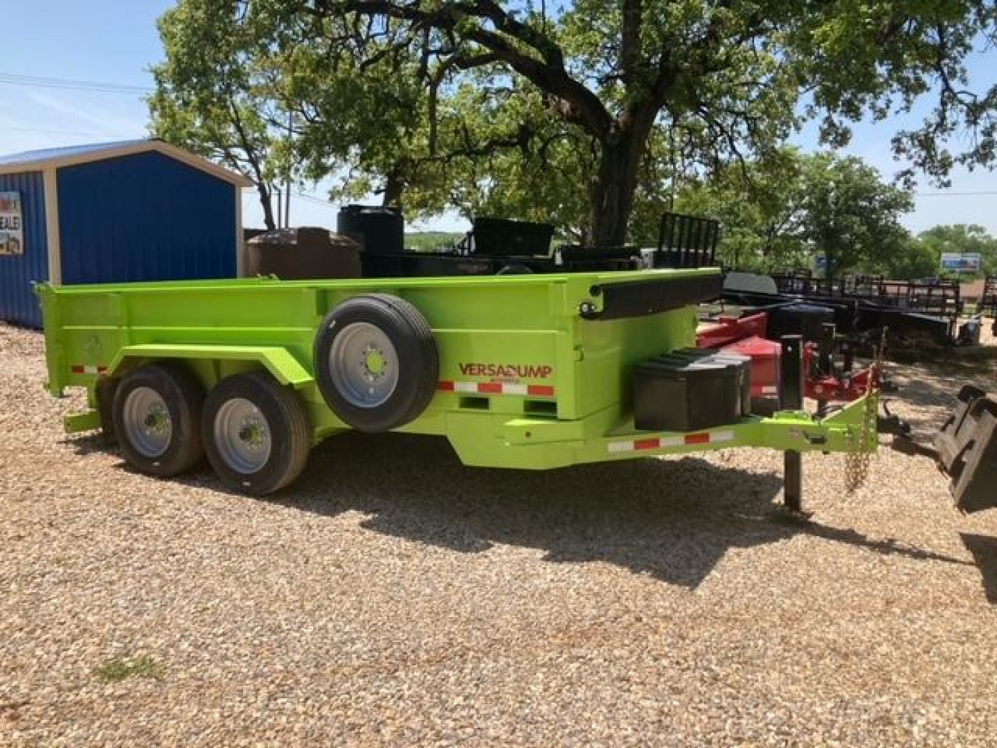 New 82" X 14' HV-14 Dump railer