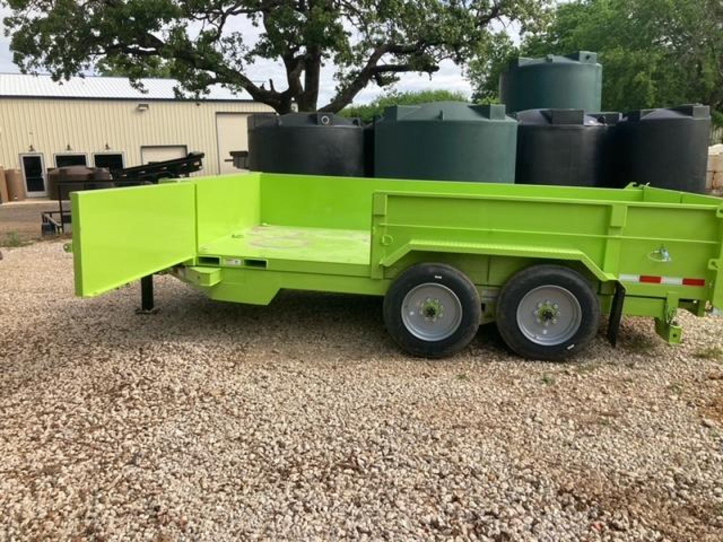 New 82" X 14' HV-14 Dump railer