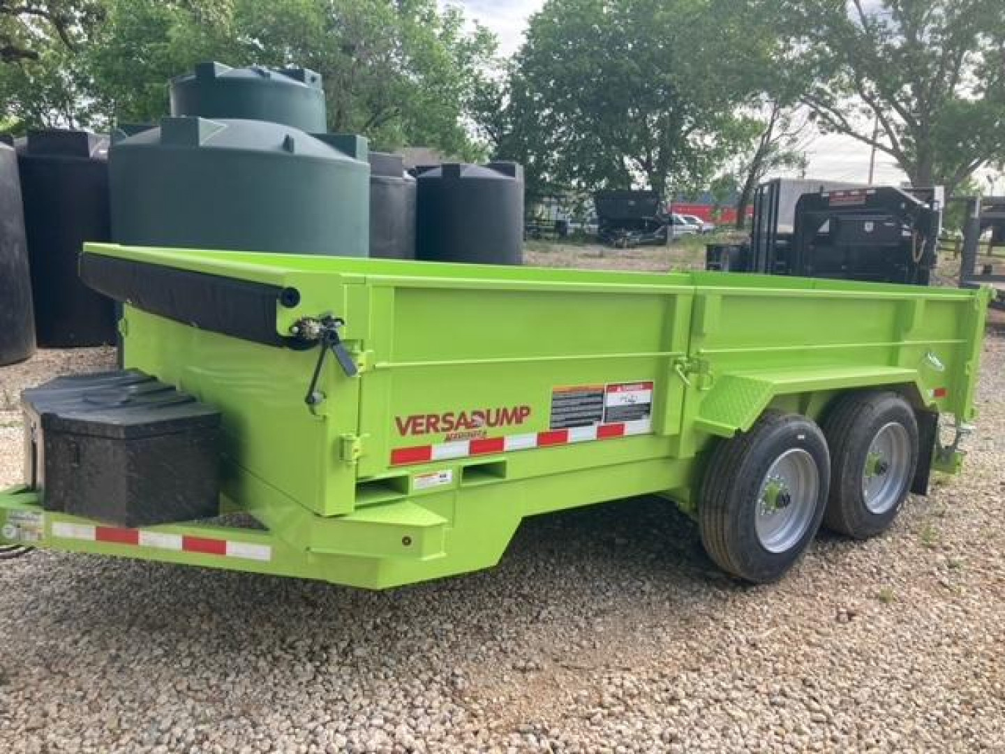 New 82" X 14' HV-14 Dump railer