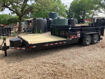 New 82" X 20' Front Flat Rear Dump -20/12 BP