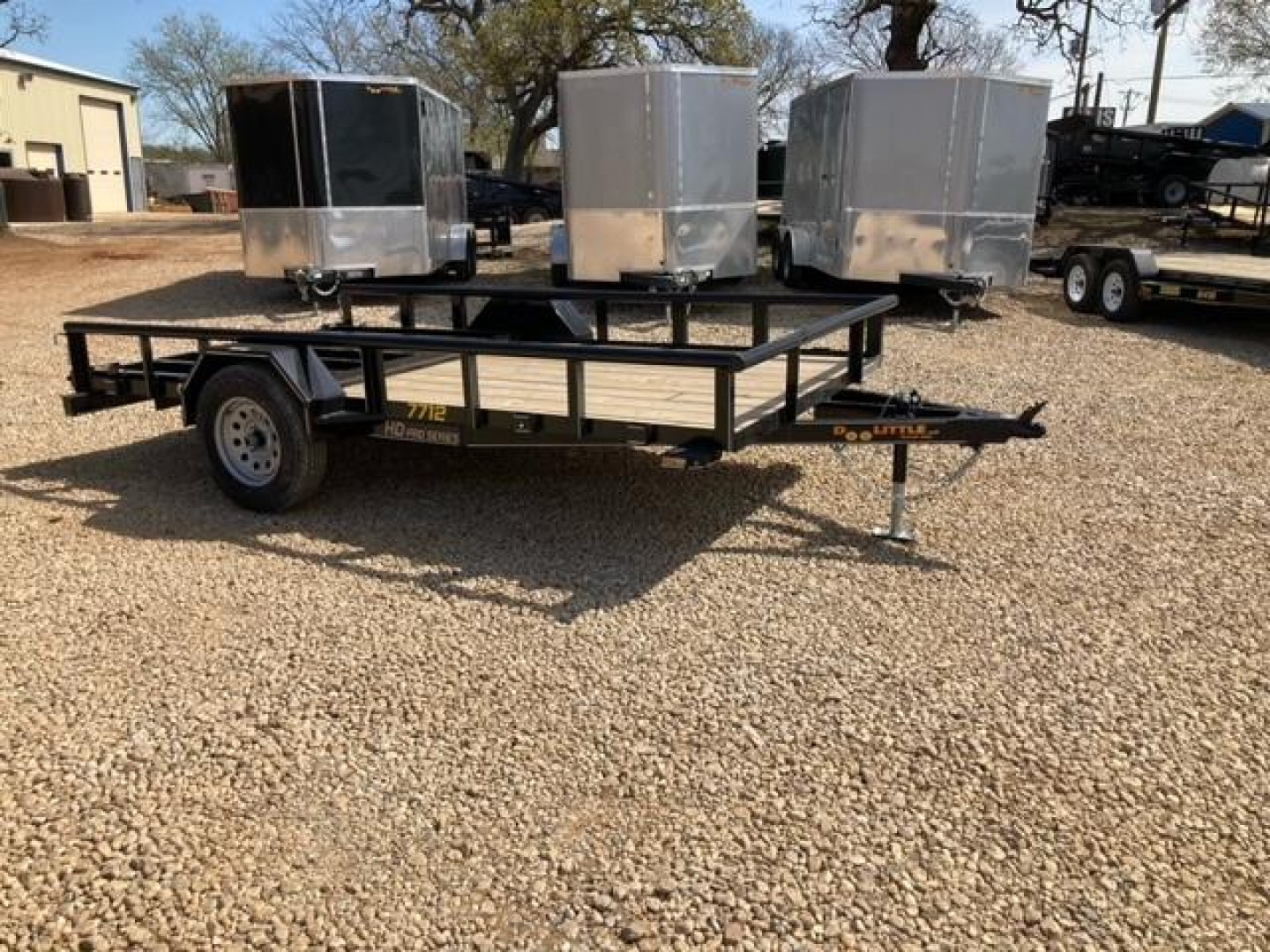 New 77" X 12' Utility Trailer