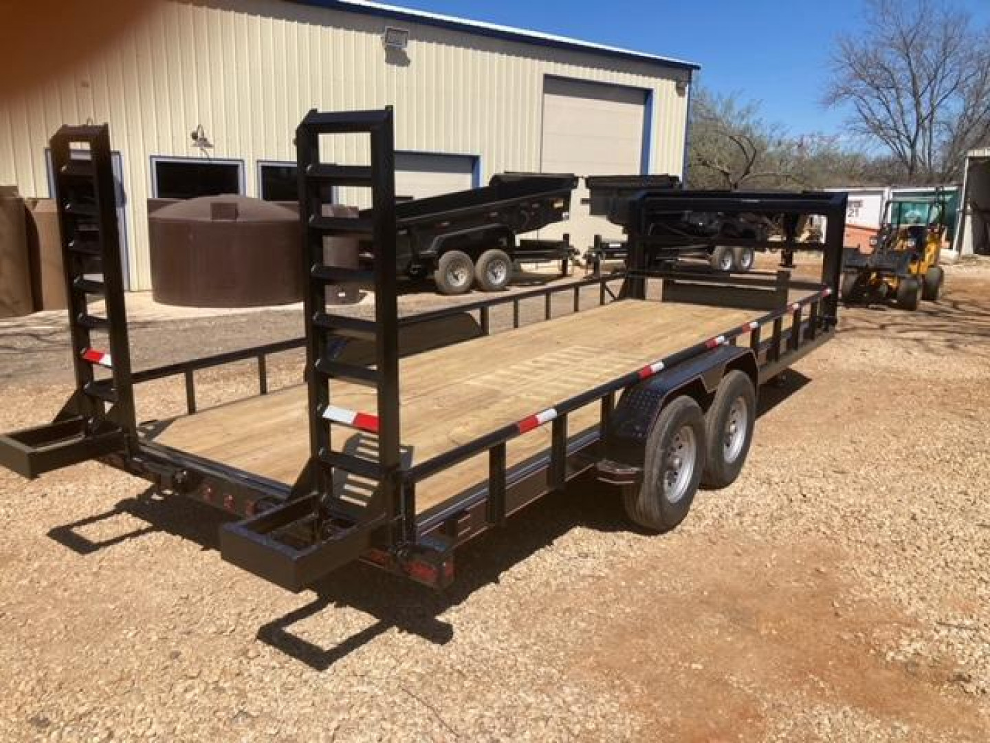 New 83" X 20' Gooseneck SKP-1406 Equipment Trailer