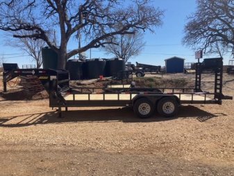 New 83" X 20' Gooseneck SKP-1406 Equipment Trailer