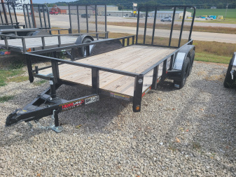 New Heartland 76x14 Tandem, 4'G, Black