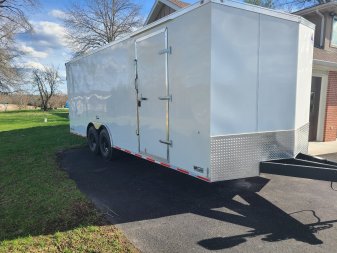 New Haul About 85 X 22 TANDEM, HD RAMP DOOR, .030 ALUMINUM