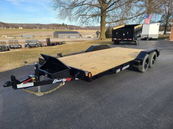 New Liberty 83 x 18' carhauler, 7k, Dropleg Jack, 2 5/16 Adj coupler
