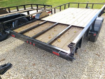 New Liberty utility trailer, 78 X 14', 4' GATE, 7K DROPLEG JACK