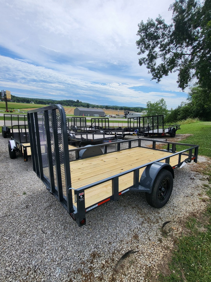 New Heartland Utility, 76"x 14' UTILITY 4' REAR GATE, #816