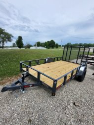 New Heartland Utility, 76"x 14' UTILITY 4' REAR GATE, #816