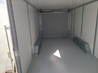 New Celltech 8.5 x 20, All steel white cargo trailer, 52k axles, #808