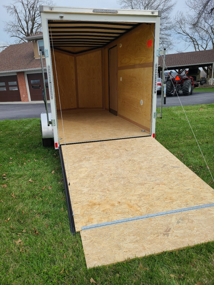 New 2024 Haul About 6 X 12 WHITE CARGO, single axle, Cougar package