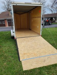 New 2024 Haul About 6 X 12 WHITE CARGO, single axle, Cougar package