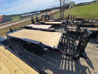 New Liberty 17'+3' Equipment 2-8k axles, Bigass Ramps, standup ramps, fork carriers, removeable fenders, #780