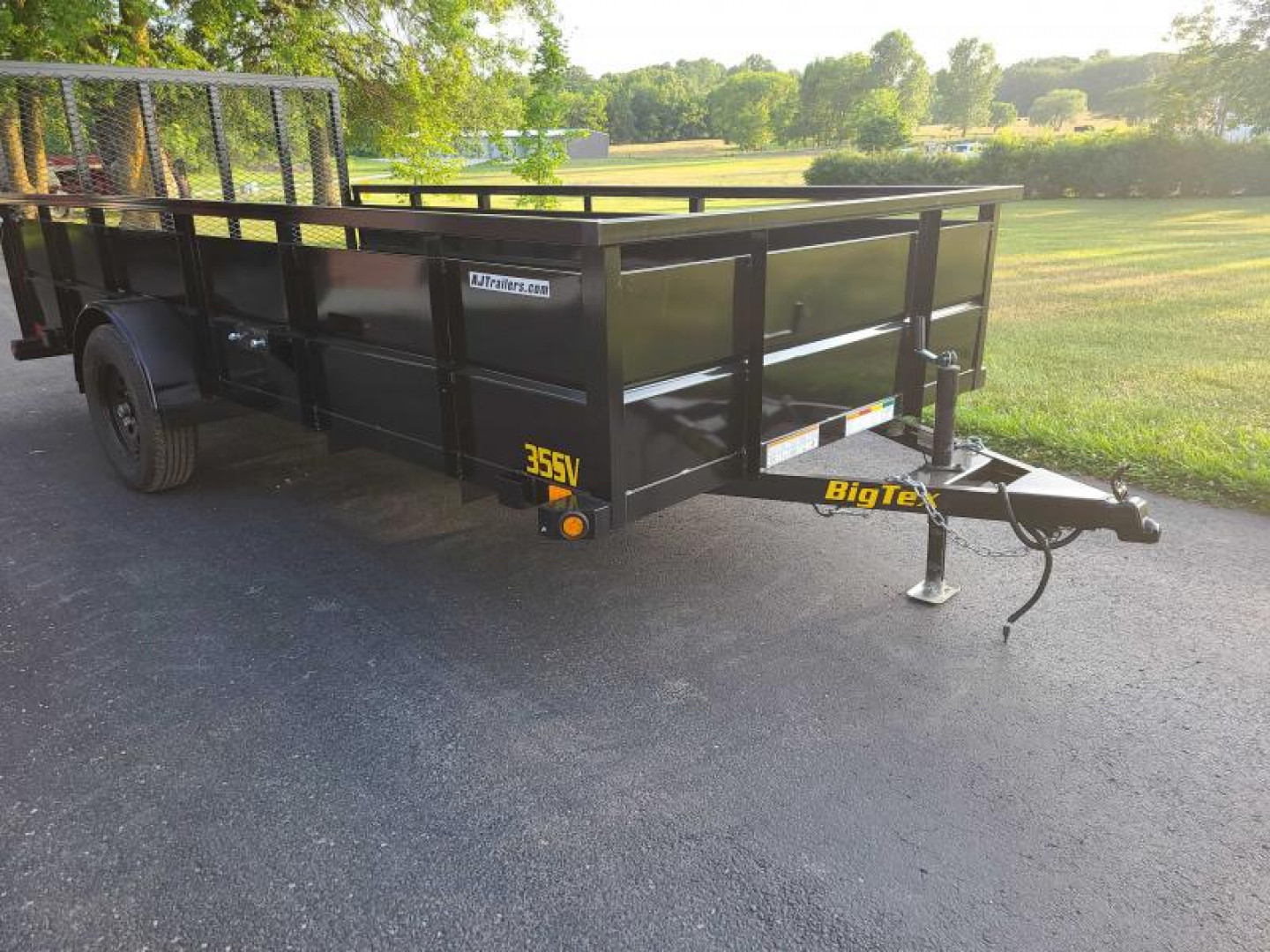 New 2024 Big Tex Utility 6.5 X 14', 2' Metal Sides,4' RAMP, #679