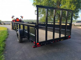 New 2024 Big Tex Utility 6.5 X 14', 2' Metal Sides,4' RAMP, #679
