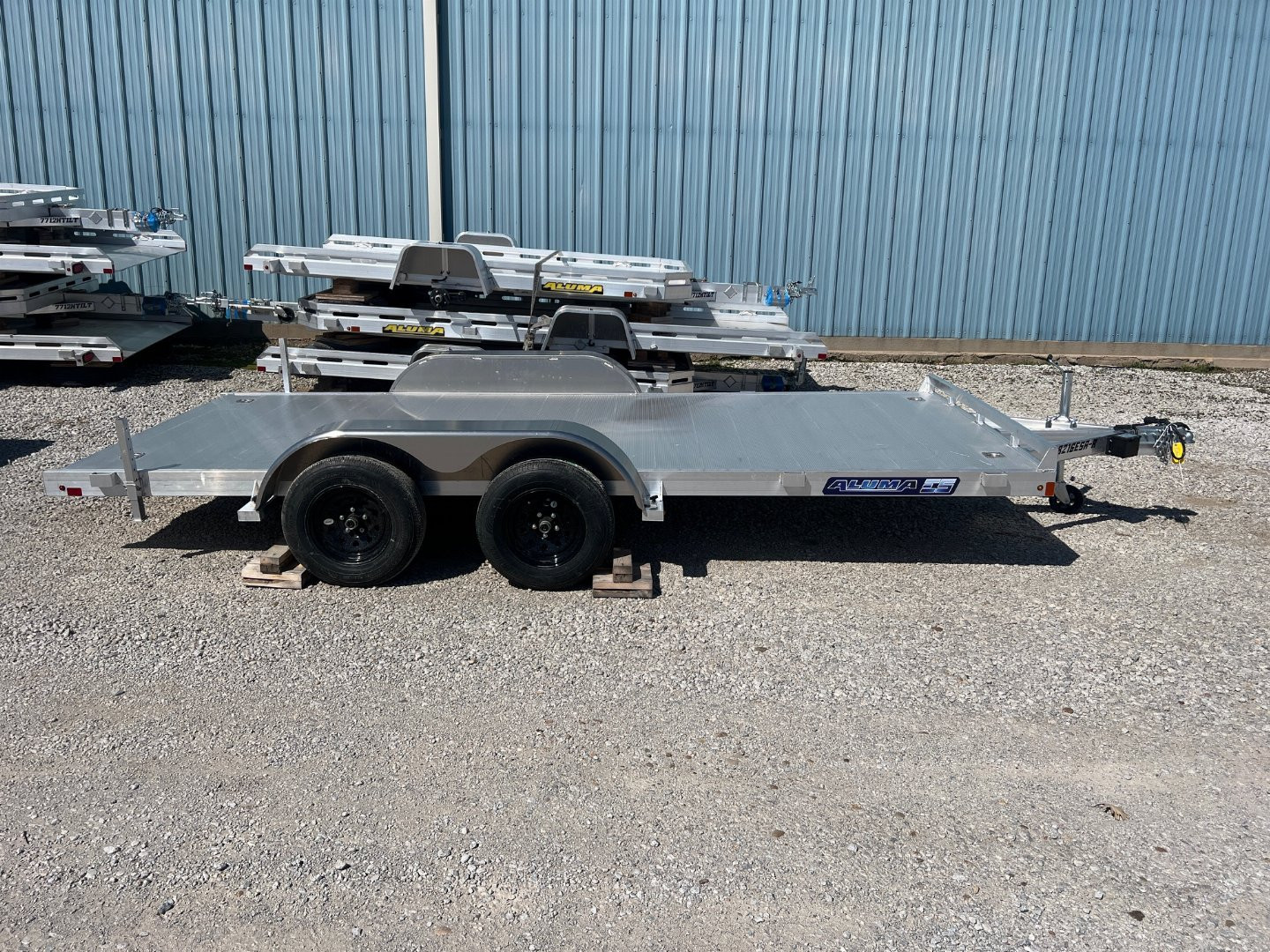 New 2026 Aluma 8216ESA-TA-EL-R-RTD Car / Racing Trailer