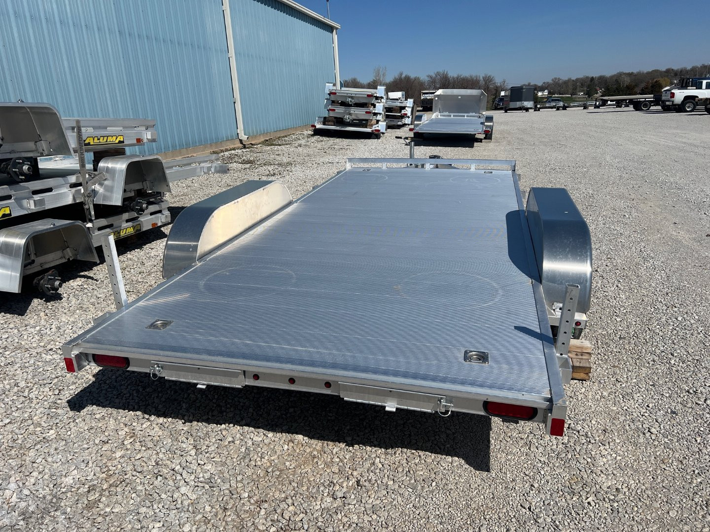 New 2026 Aluma 8216ESA-TA-EL-R-RTD Car / Racing Trailer