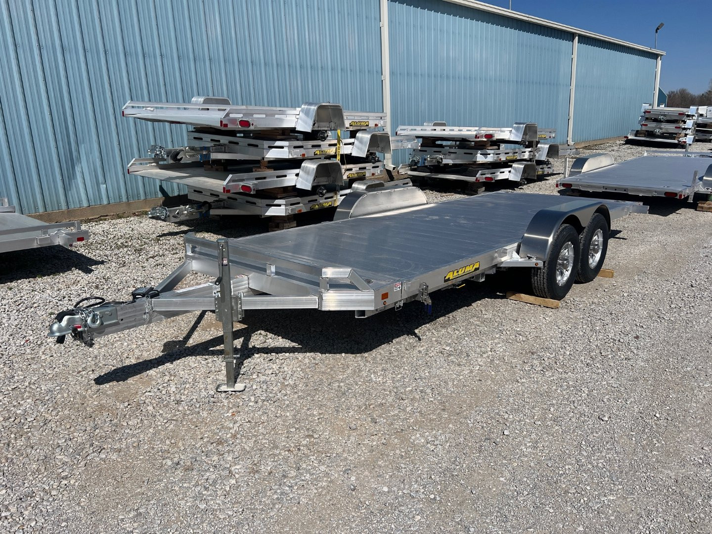 New 2026 Aluma 8218TILT-TA-EL-RTD Car / Racing Trailer