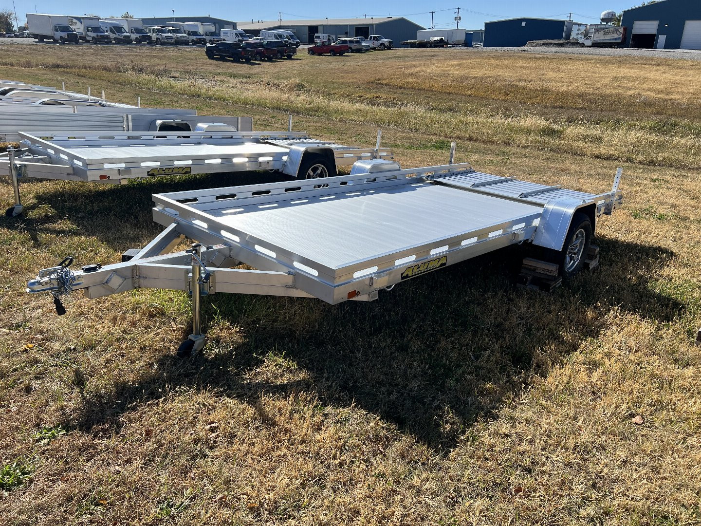 New 2025 Aluma 7815S Utility Trailer