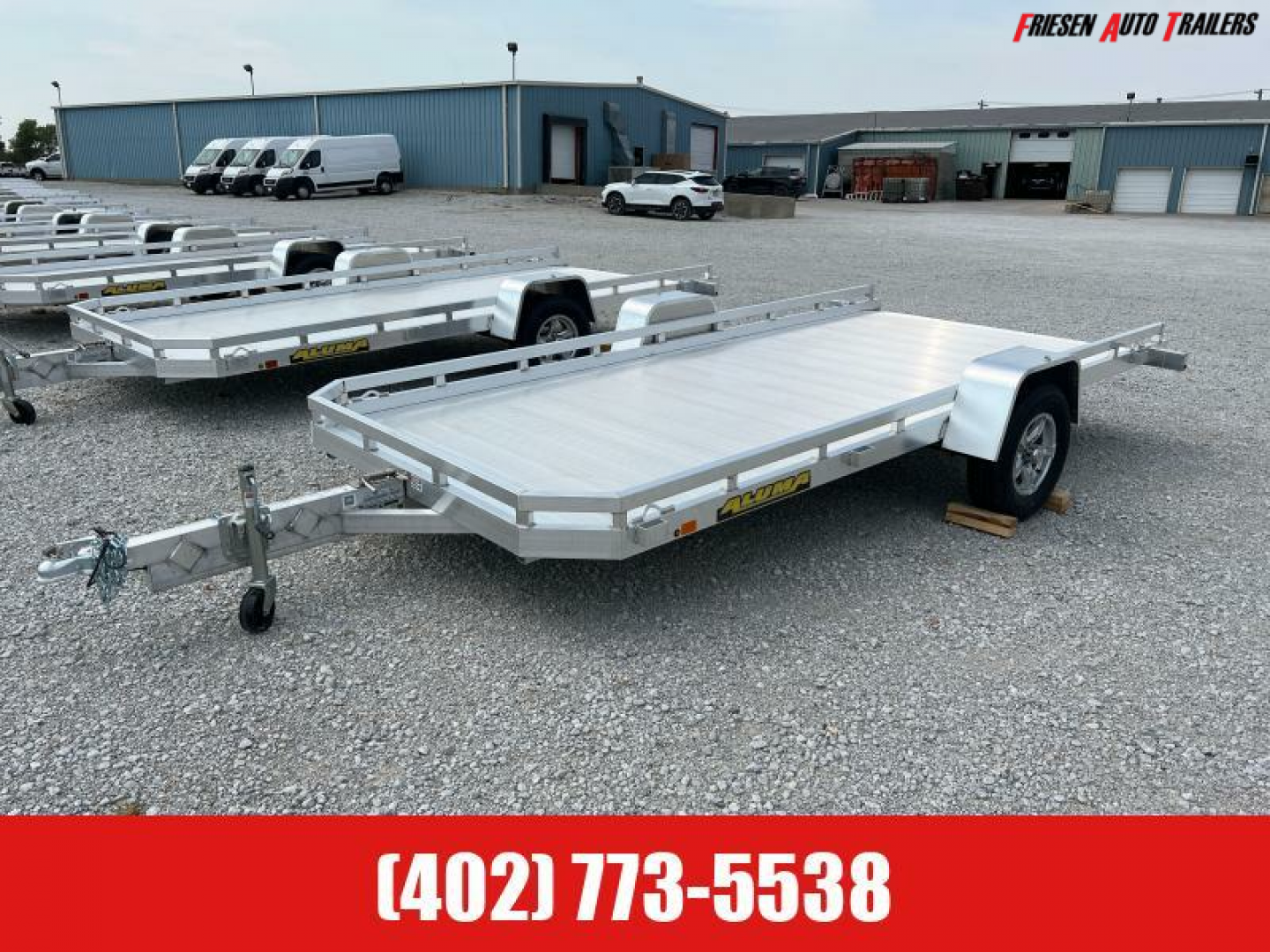 New 2025 ALUMA 7814S TILT Utility Trailer