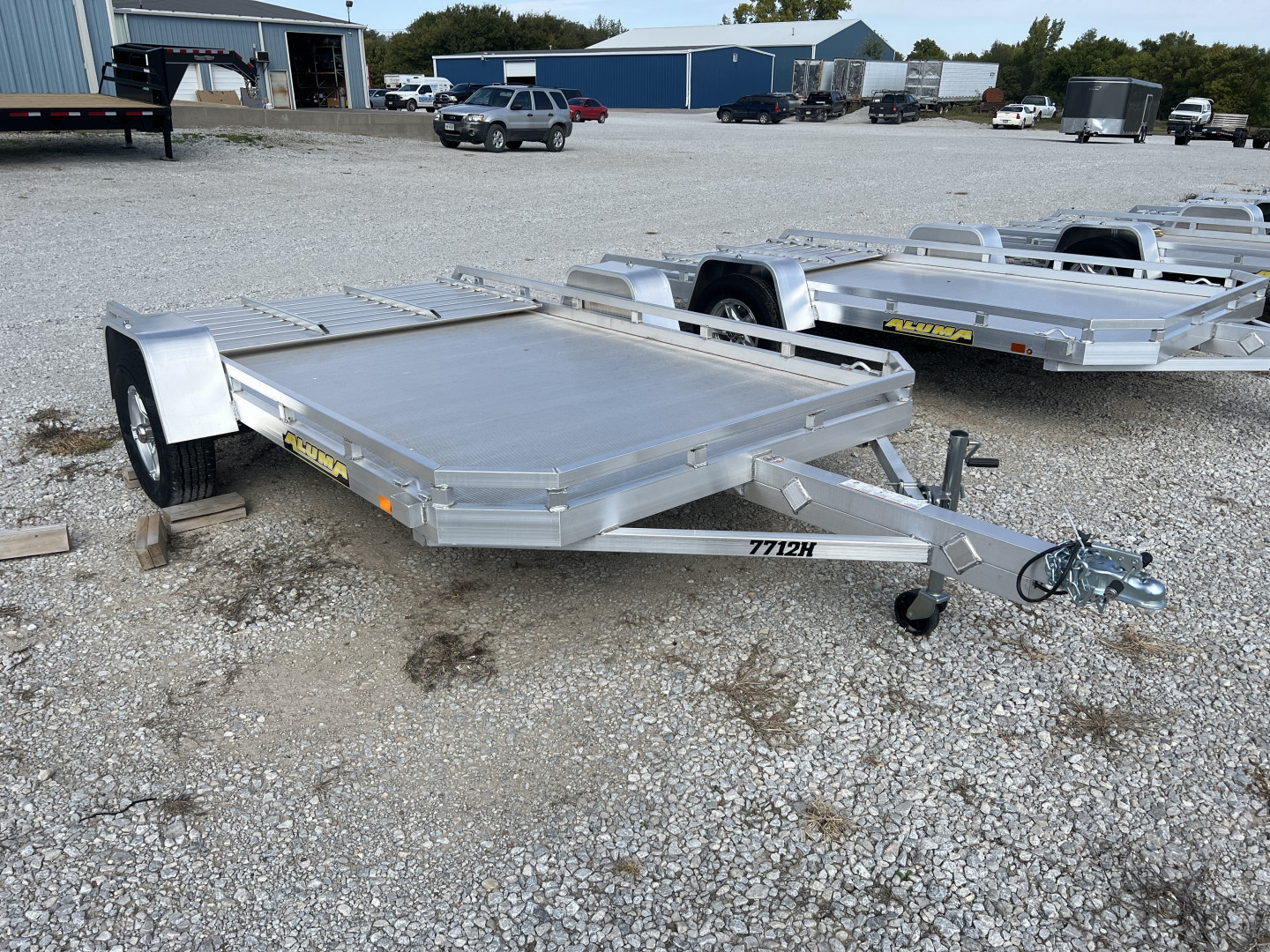 New 2024 ALUMA 7712H Utility Trailer
