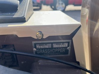 Used Grasshopper Mowers 725DT6