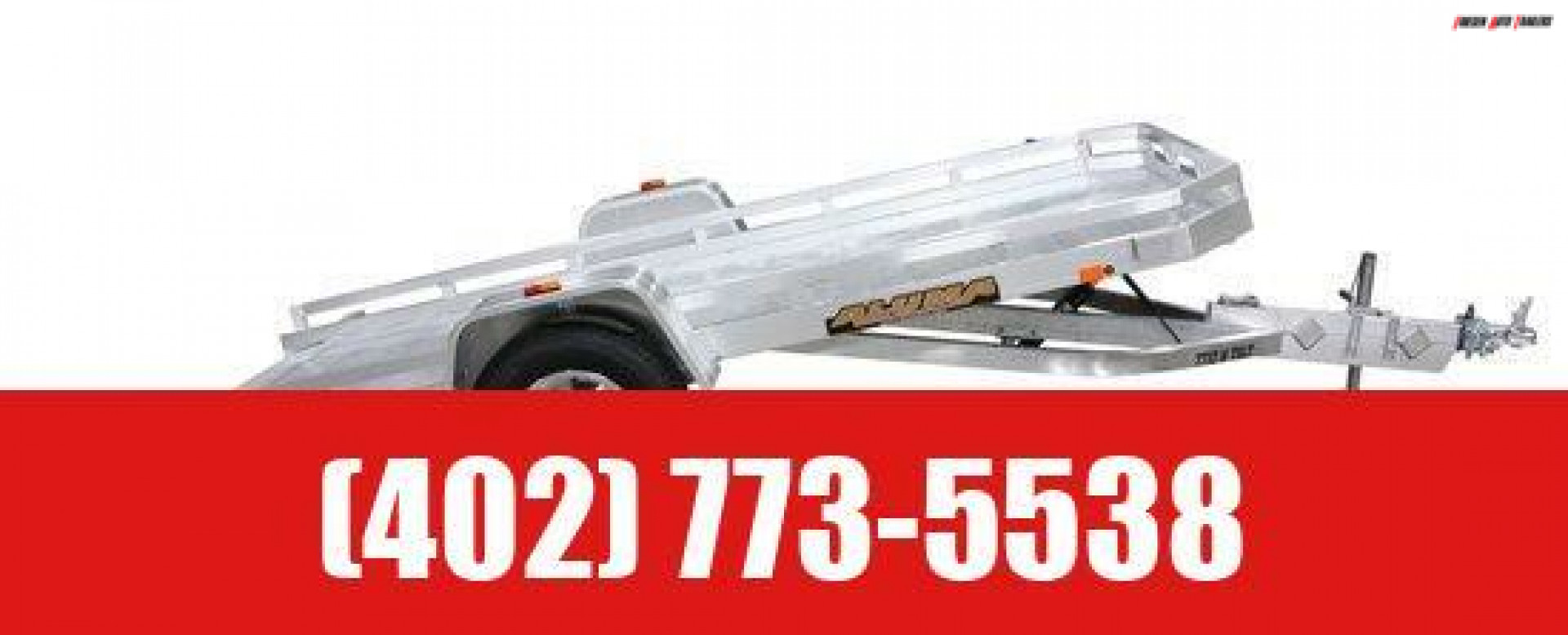 New 2024 ALUMA 7712H Tilt Utility Trailer