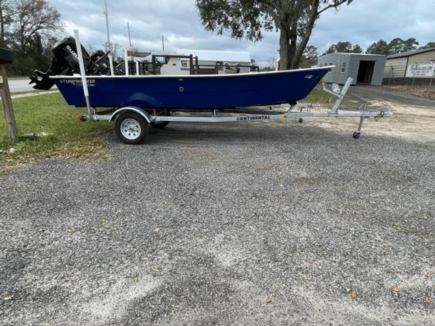 New 2023 STUMPNOCKER 174 TILLER Skiff Boat