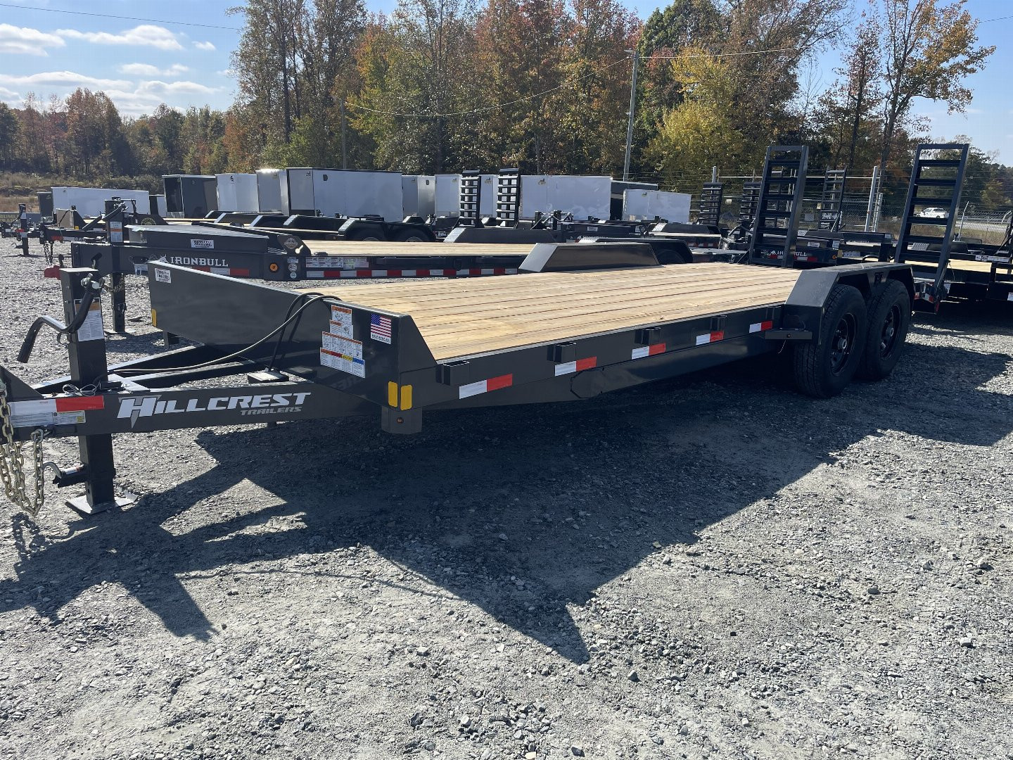 New 2025 Hillcrest Trailers I beam Equipment Trailer 7x24'
