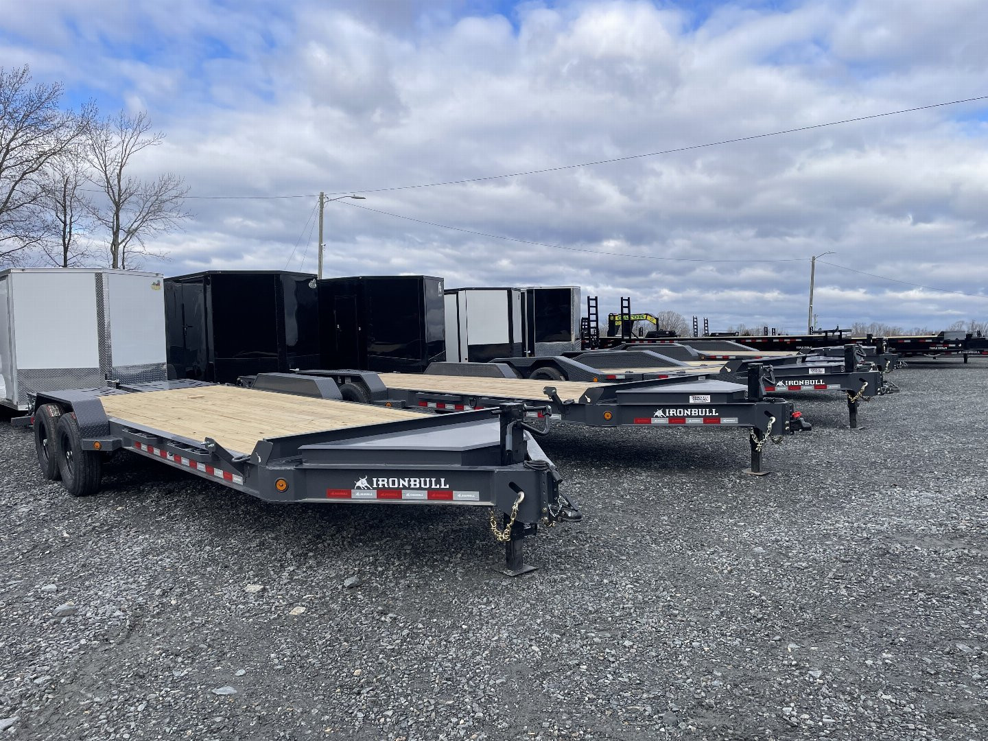 New 2025 Iron Bull 7x22 Equipment Trailer-16k