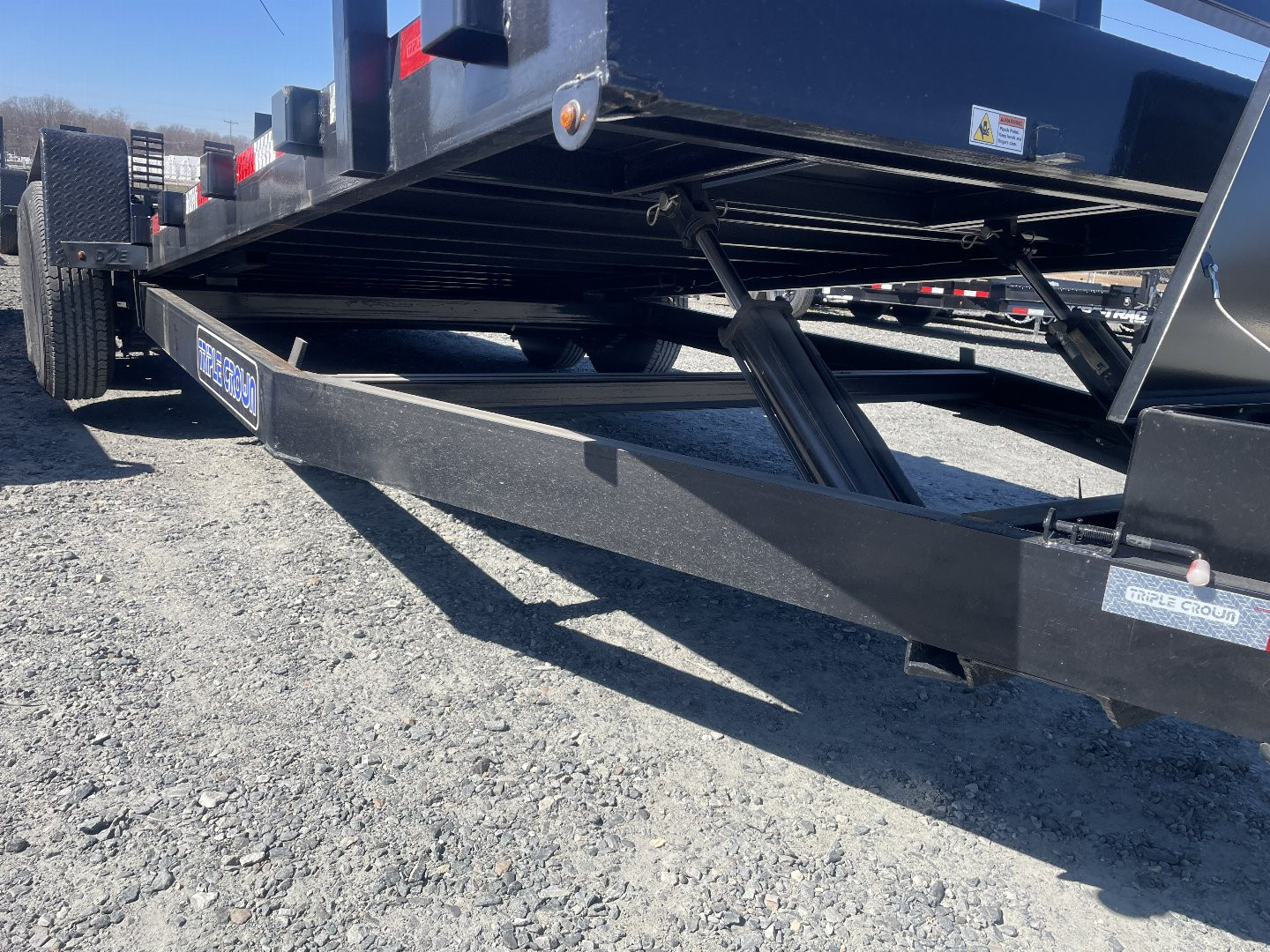 New 2025 Triple Crown Trailers 7x22 Equipment Trailer-14k