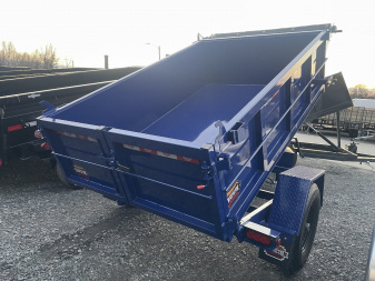 New 2025 Covered Wagon Trailers tilt Dump Trailer 5x8