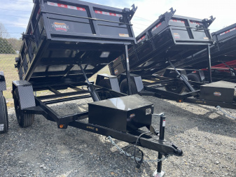New 2025 Covered Wagon Trailers tilt Dump Trailer 5x8