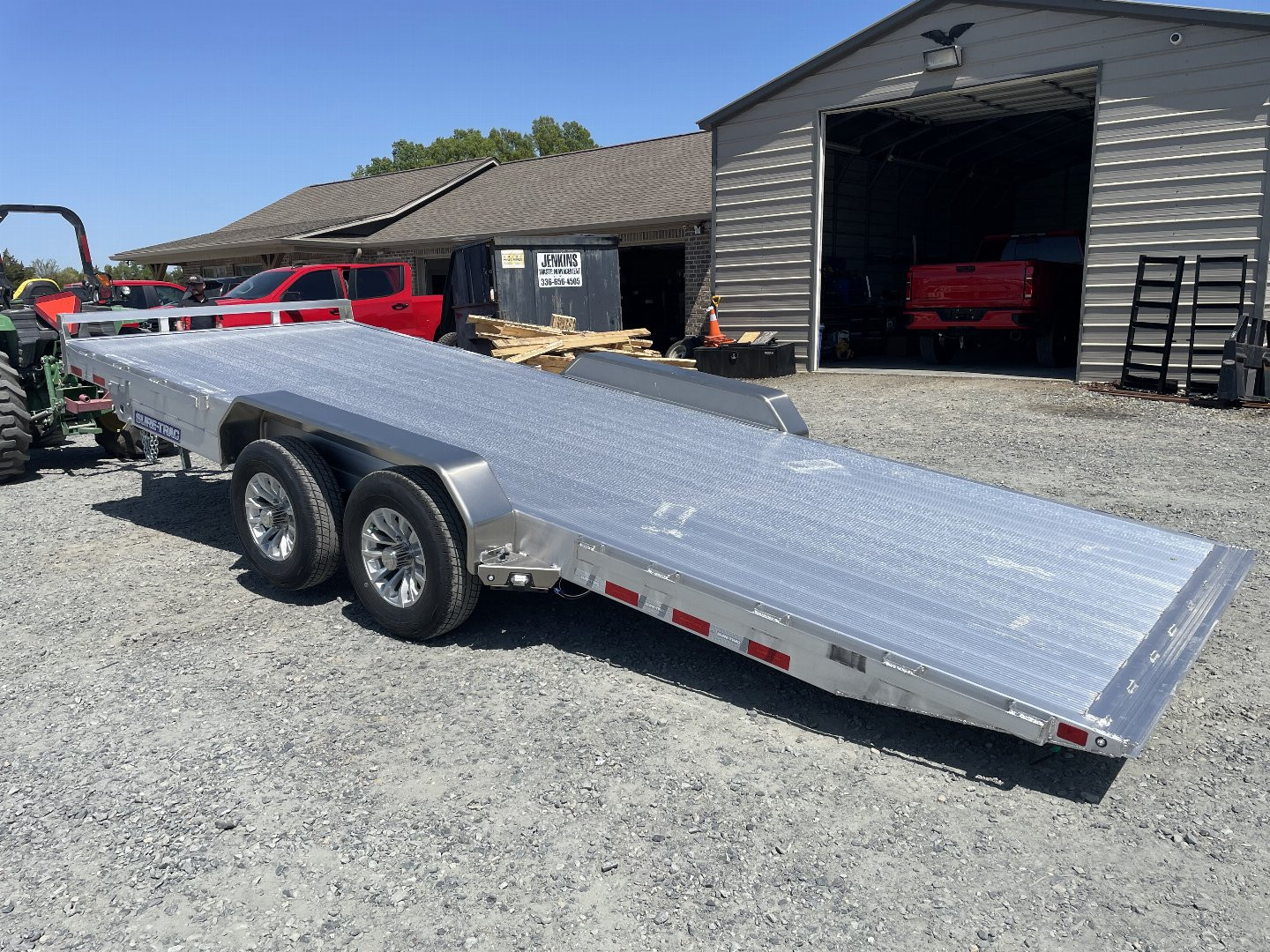 New 2025 Sure-Trac aluminum tilt Car Hauler-7x20'