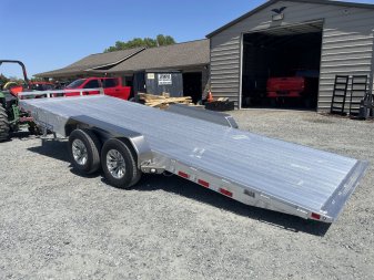New 2025 Sure-Trac aluminum tilt Car Hauler-7x20'
